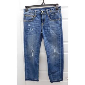 R13 MENS JEANS BOY RENTON BLUE‎ SIZE 28 MADE IN ITALY